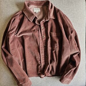 Corduroy button up